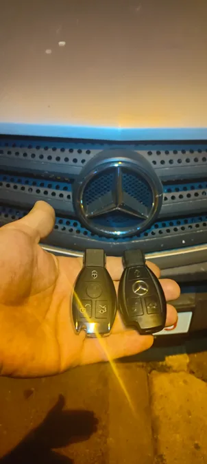Cheie Mercedes W211 programată — set complet